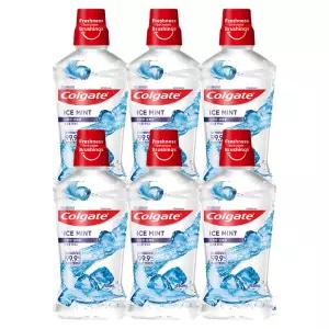 콜게이트가글 콜게이트 마우스워시 아이스민트 750ml 6개