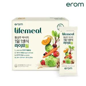 이롬 황성주 1일1생식 라이프밀 6박스 (30g) +흔들컵 / 생식 선식 영양식