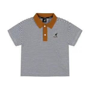 [캉골키즈](강남점)쿨맥스 피케 뉴 스트라이프 카라 티셔츠 SB 0213 네이비 (ASBCLT02130NV)