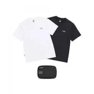 내셔널지오그래픽 NATIONALGEOGRAPHIC N265UPA910 유니 메이스 기능성 2PACK 반팔 티셔츠 WHITEN265UPA9100