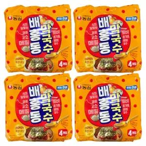 농심 배홍동 막국수 멀티팩 456g X 4개 (총16봉)