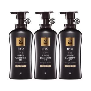 려 초의방 탈모증상케어 모근모발 샴푸 490ml, 3개