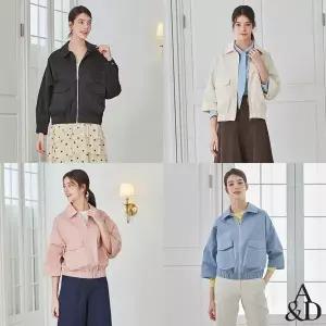 [비밀상점] [AnD] 에이앤디 26SS 코튼 나일론 유틸리티 자켓 2종(블랙 긴팔 공통 + 컬러 7부 선택)