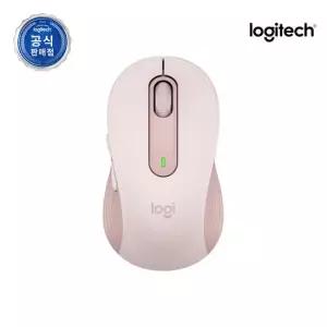 로지텍코리아 공식 시그니처 M650 무소음 무선 마우스 M 핑크