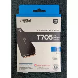 신품 크루셜 T705 Gen5 PCIe SSD M.2 NVMe 2TB