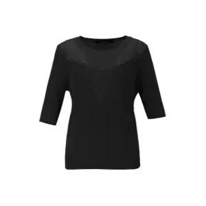 [숲][숲] 투웨이 패턴 포인트 반팔 니트 (SZ8LKC1)