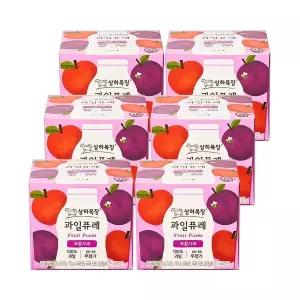 [매일]상하목장 과일퓨레 프룬사과 200g 6팩