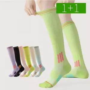 [아트박스]/오엠티 1+1 여자 등산 스포츠 양말 니삭스 종아리양말