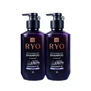려 자양윤모 9EX 샴푸 지성두피용 400ml x2개