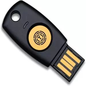 FIDO2 U2F 키 패스키 이중 트러스트키 T110 타입 인증 2FA PIN+터치 비생체학적 USB-A