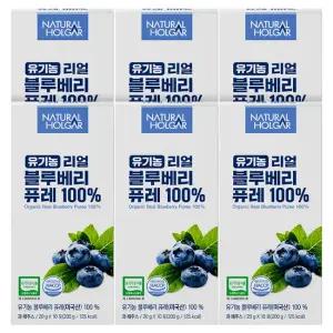 네츄럴올가 유기농 리얼 블루베리 퓨레 100% 60포*20g