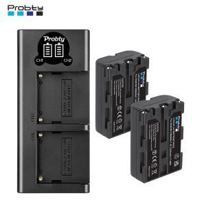 충전기 포함 NP-FM500H 배터리 소니 NP DSLR-A350 DSLR A200 A450 SLT-A99 2300mAh