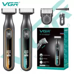 저소음이발기 바리깡 VGR 360 헤어 트리머 가정용 방수 충전식 전신 세척 남성