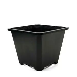 [하프클럽/알티피아]낮은 사각 PP플라스틱 모종 포트 화분 4호 18x12cm