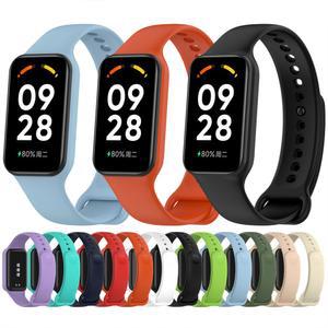 Xiaomi 스마트 밴드 8 액티브 스트랩 시계 밴드(케이스 포함) 일체형 손목 프리미엄 실리콘