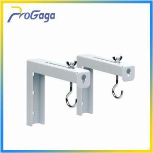 ProGaga 프로젝터 스크린 장착 후크 스탠드 L 브래킷 벽걸이 마운트 키트 조정 가능한 익스텐션 나사 영화