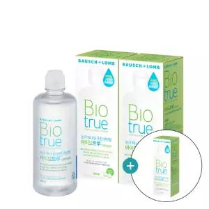 바슈롬 바이오트루 300ml x 2개 + 120ml / 소프트 렌즈 세척액