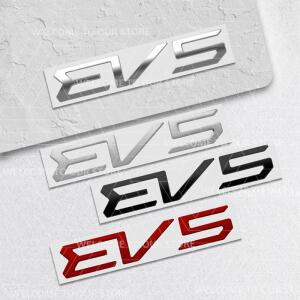 자동차 3D 메탈 EV5 순수 전기차 GT 로고 엠블럼 트렁크 배지 스티커 레터 네임플레이트 데칼 스타일링 액