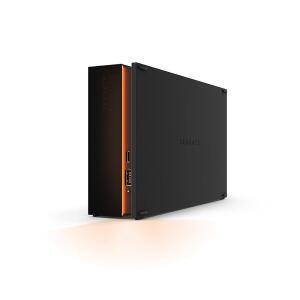 Seagate FireCuda 게이밍 허브 외장 하드 드라이브 HDD 8TB - USB 3.2, 사용자 지정 가능한 RGB LED 조명, 구조 서비스가 포함된 데스크톱 PC용 듀얼 전방 (STK8000400)