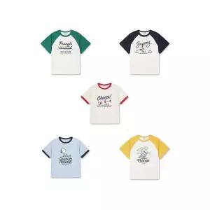 [롯데백화점]탑텐키즈 MKG2TS3803 공용) 피너츠 COOL Air 코튼 T