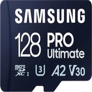 Ultimate SD 메모리 카드 + 어댑터 128GB SDXC 최대 200MB /s 4K UHD UHS-I 클래스 10 U3 V30 액션캠용 A2