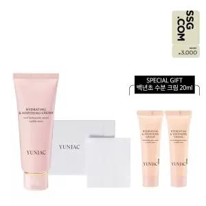 [연작](본점)[상품권 3,000원] 백년초&우질두 수분진정 크림 100ml (백년초 크림 10ml * 2ea 증정)
