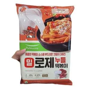 풀무원 밀로제누들떡볶이 420G x 2개 26697 (29467540)