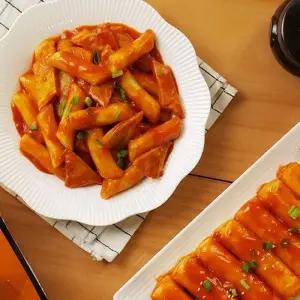 카레 떡볶이 밀키트 2인분 밀떡 볶이 시장 떡볶이 택배 떡뽁기 옛날 떡볶이 재료 안매운 떡볶이 (18016744)