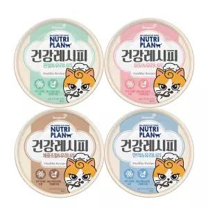 동원 뉴트리플랜 건강레시피 90g x 24캔 4종모음 고양이캔 고양이간식 습식캔