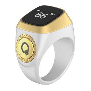 OUD 부쿠르 타스비 아잔 스마트 20MM 무슬림 카운터 지크르 흰색 알람 시계 디지털
