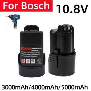 Bosch 리튬 이온 배터리 용 10.8V 12V 5000mAh BAT412A D-70745 2607336014 GSR 120-LI