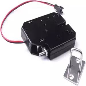 ATOLEE 전자 잠금장치 서랍장용 DC 12V 2A 탄소강 솔레노이드 캐비닛 스프링 1개 73X58X13mm