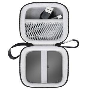 코르세어 EX400U USB4 휴대용 Lacdo 하드 드라이브 케이스 1TB 2TB 4TB USB 3.2 타입-C 외장 솔리드 스테이트 충격 방지 방수 보관 여행 가방, 블랙+그레이