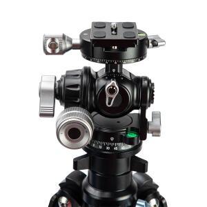 도니식 Fotopro GH02 /GH03 그립 매크로 밀리미터 촬영 아키텍처 최대 하중 5kg을 갖춘 3D 기어 헤드 정밀