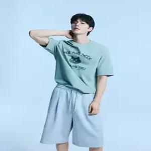 1+1 PHG2PT1750 남성) 더블니트 턱 6부 버뮤다 팬츠 PHG2PT1750A