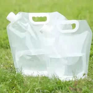 다용도 물통 3L+5L 휴대용 워터팩 비닐 손잡이 물탱크 아쿠아백 접이식 생수통 차박