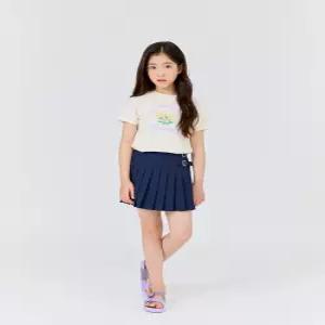 (스타필드 수원점)(스타일노리터)키치 플리츠 버클 스커트