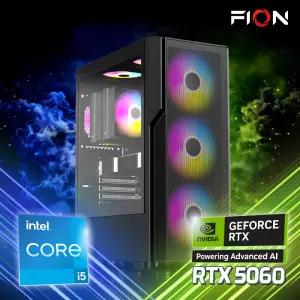 인텔 I5-12400F RTX5060 16G 1T 조립PC 롤 배그 게임용 조립식 데스크탑 컴퓨터 본체