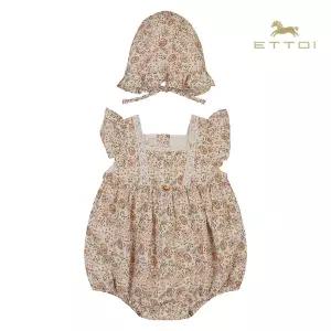 [롯데백화점]에뜨와 시에나페이즐리바디수트SET 07T327996/출산,신생아,백일,돌선물,조카선물