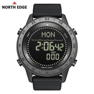 NORTH EDGE 보수계 칼로리 나침반 남성용 디지털 군용 시계 야외 재미 스포츠 방수 50m 손목 TANK 3