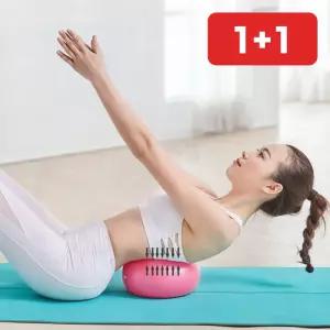 홈트용 아치형 스트레칭보드 윗몸일으키기 지압 코어 허리쿠션  1+1