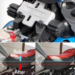BMW R1250GS ADV 어드벤처 R1250RT K1600B S1000XR GT 용 오토바이 라이더 안장 시트 하단 10MM