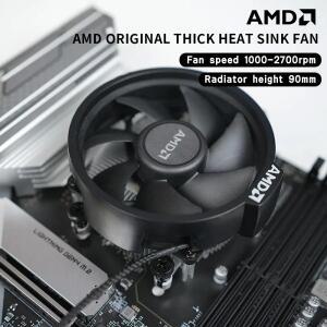 Ryzen 3 Ryzen 5 Ryzen 7 AM5 AM4 CPU R3 R5 5600 5500 5600G R7 5700G R7 5800 R7 7600 용 새 AMD  팬 라