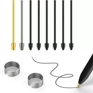 삼성 갤럭시 탭 S10/S9/S8/S7/S6 S26/S25/S24/S23/S22 울트라 S 펜 Nibs/팁+클립 + 정리함 (2+6개 세트)
