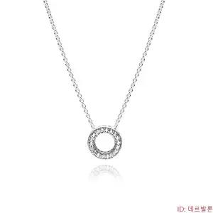 [브랜드 주얼리] 397436CZ 하트 오브  리버시블 실버 목걸이