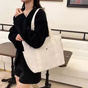 분리 수납 포켓 에코백 책가방 서류가방 여성가방 숄더백 여성숄더백