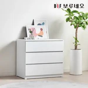 [착불] 보루네오 라움 깊은 800 3단 서랍장