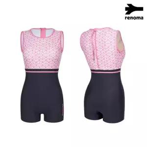 [레노마수영복]여성 2부 웨이브하트 반신수영복 핑크 RN-LS2E281-PK_CA