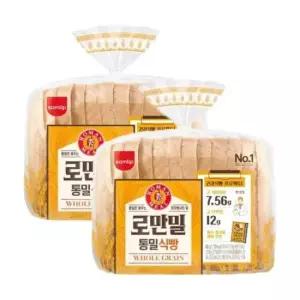 삼립식품 (오티삼립)로만밀 통밀식빵 2봉 420g