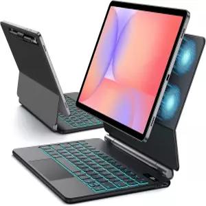 삼성 갤럭시 탭 S10 라이트 FE 2025 S9 10.9 인치 S11 S8 S7 11인치 플로팅 캔틸레버 마그네틱 스탠드 무선